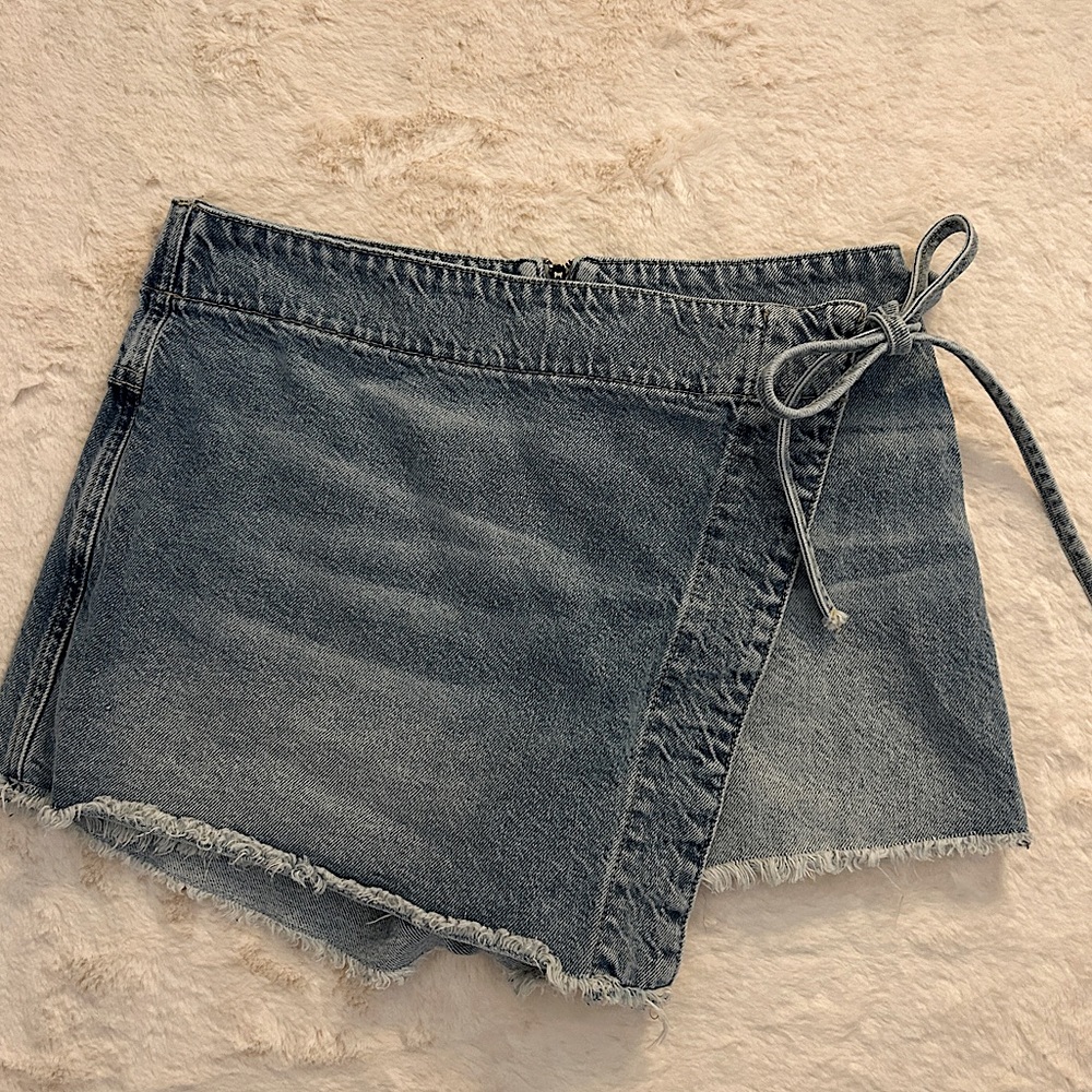 Free People Denim Skort